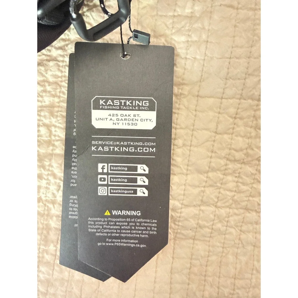 KastKing BaitSpace Fishing Sling Backpack Black Camo Tackle Bag NWT
